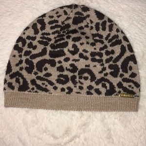 NWOT, Calvin Klein leopard winter hat